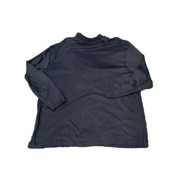 Synrgy Luxury Pima Quarter Zip Pullover Long Sleeve Black SZ 3XL New $48 - Picture 2 of 6